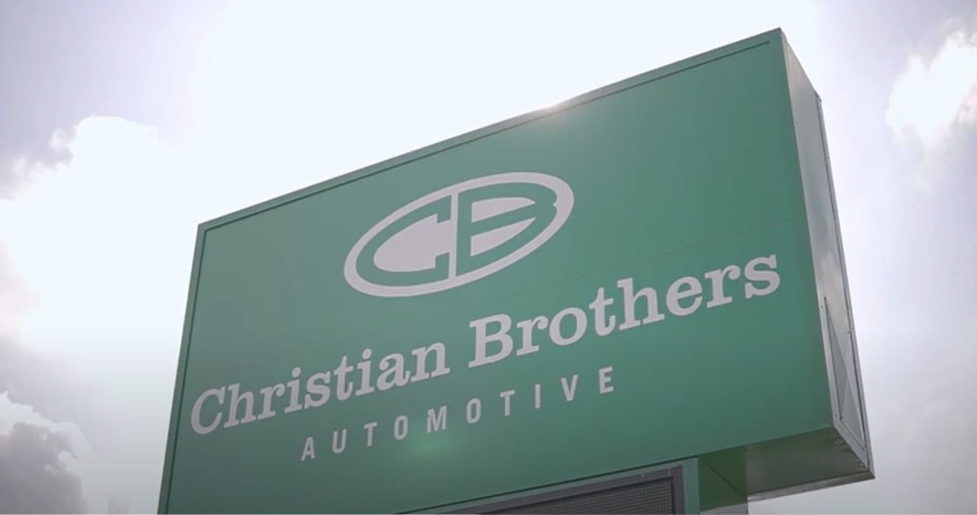 Christian brothers automotive sign