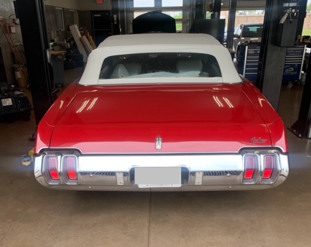 Cutlass rear view