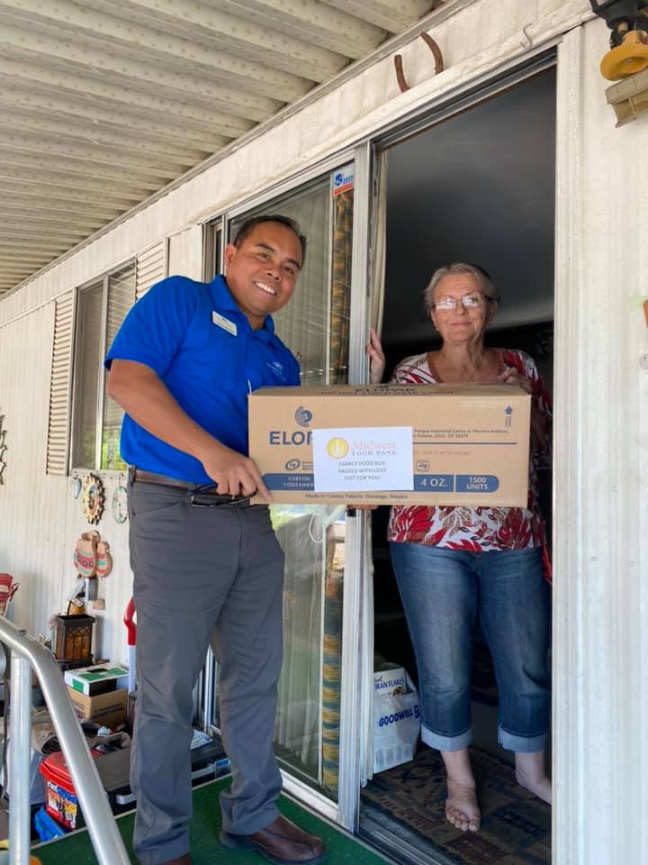 CBA oWNER DROPPING OFF SUPPLIES TO THOSE IN NEED