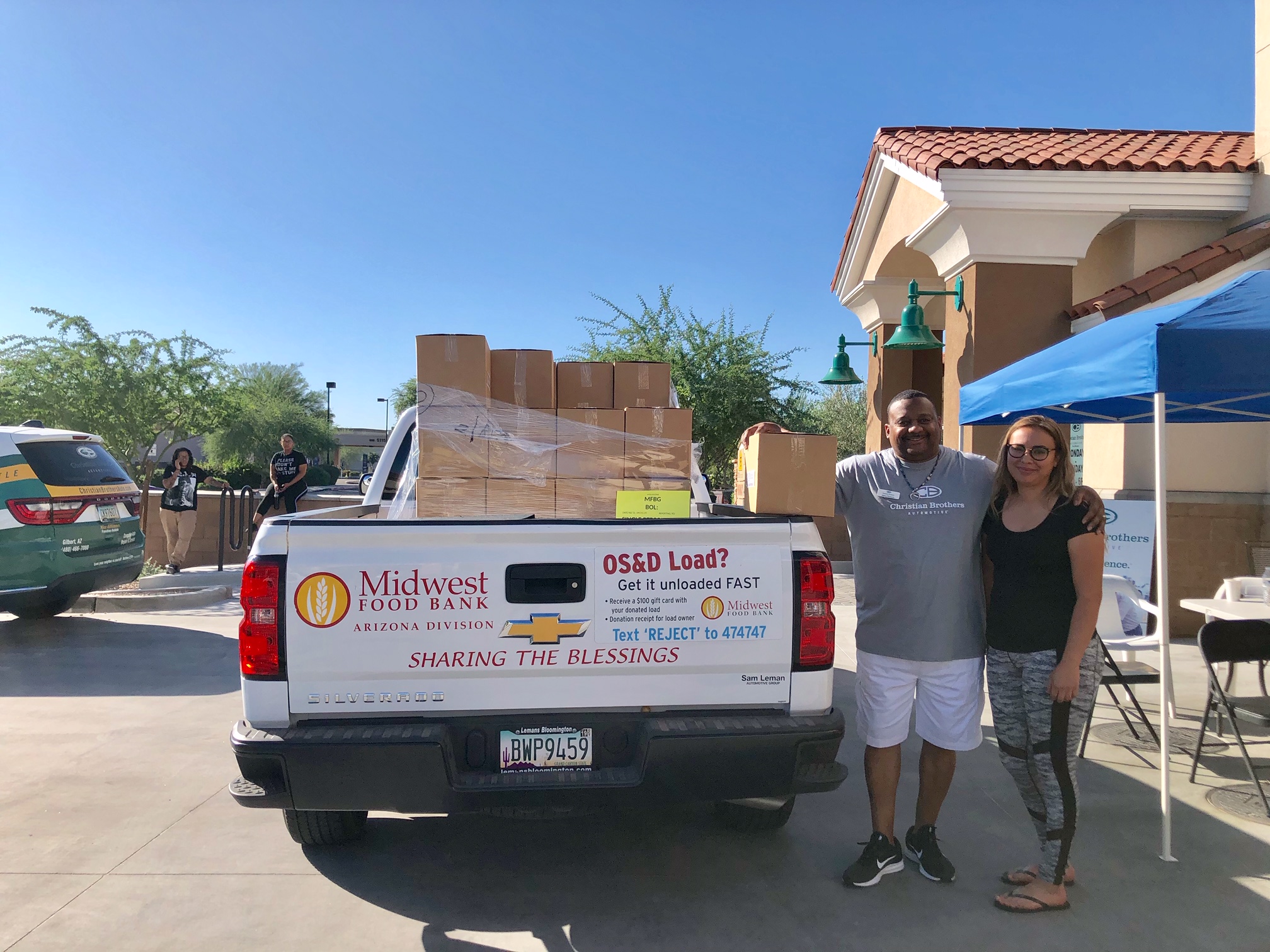 Midwest food bank truck 