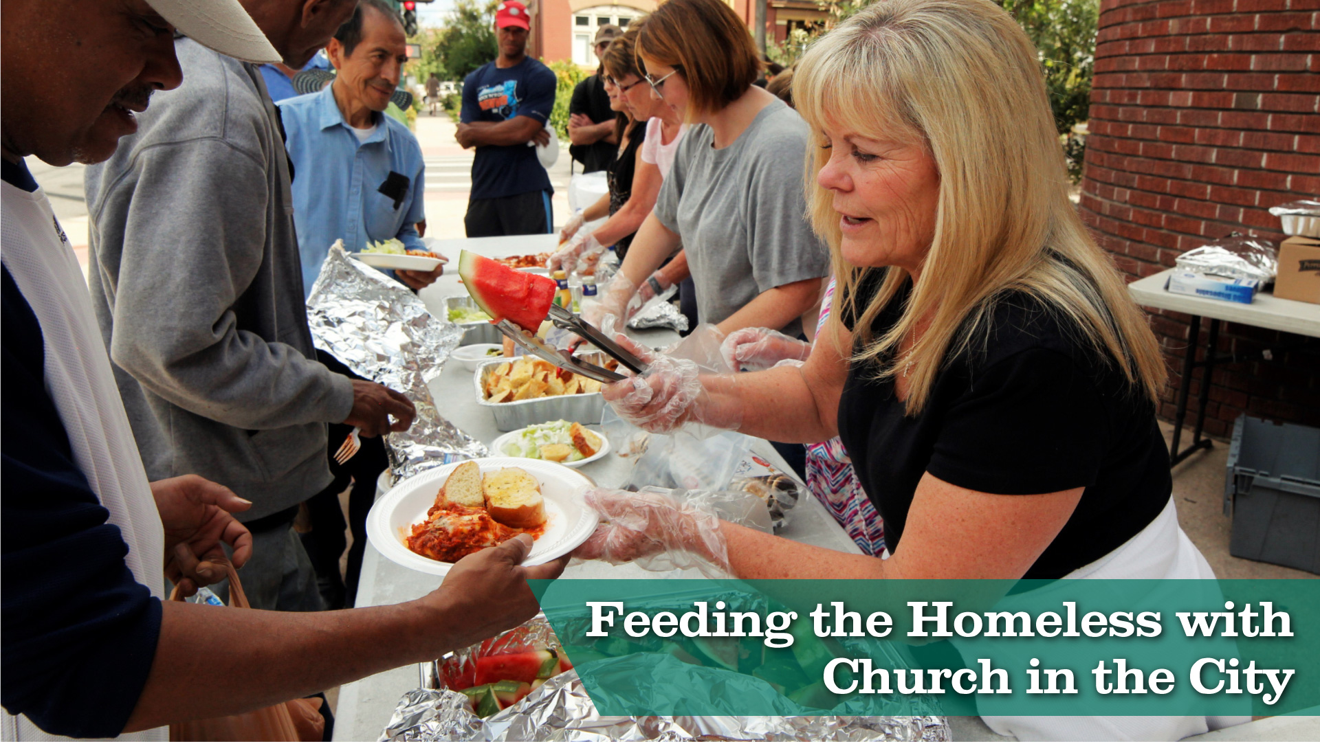 Feeding the Homeless with Church in the City
