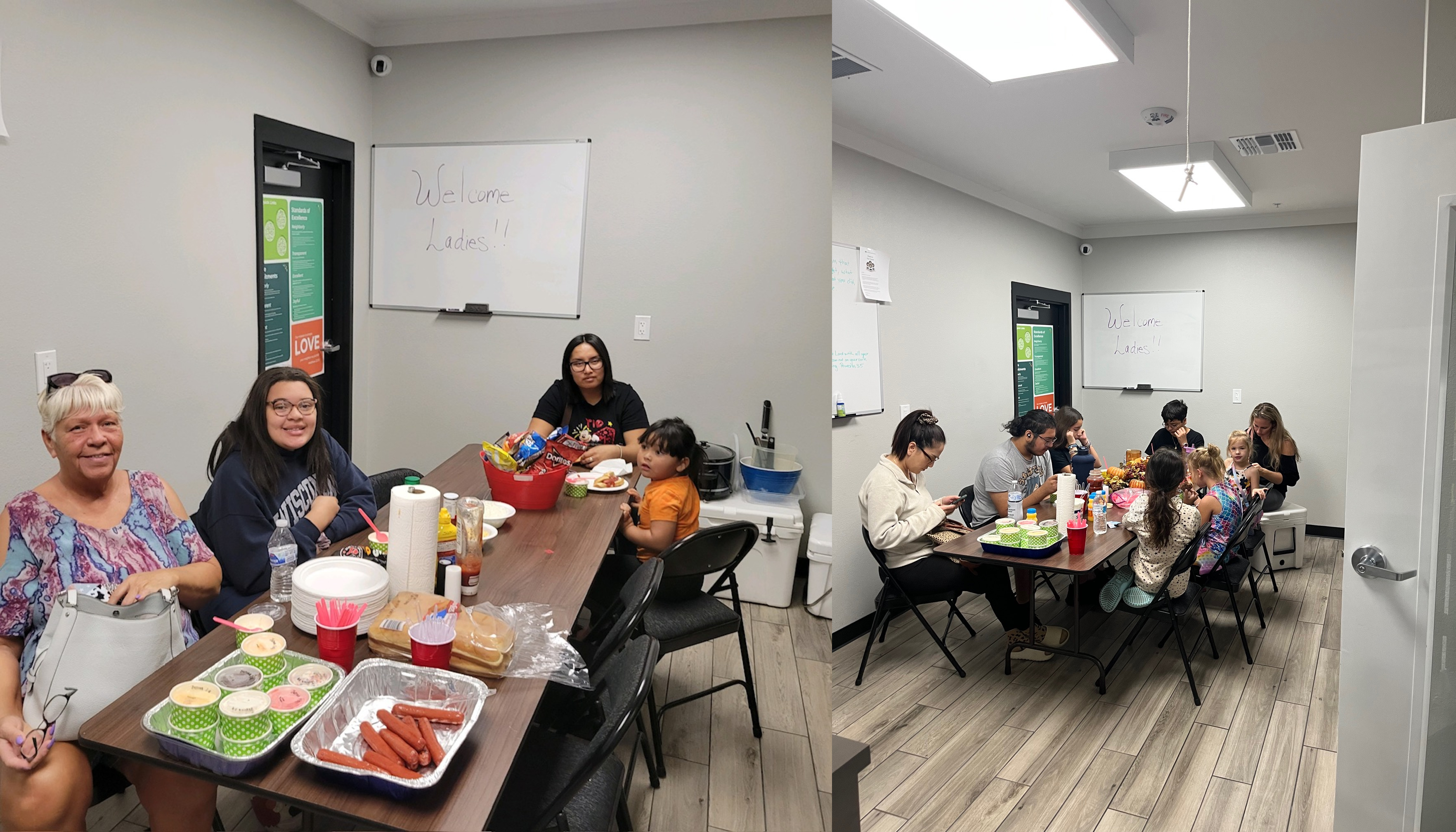 mothers receiving free lunch at cbac buckeye